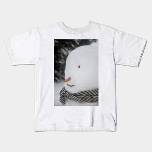 Mr Snowman Kids T-Shirt